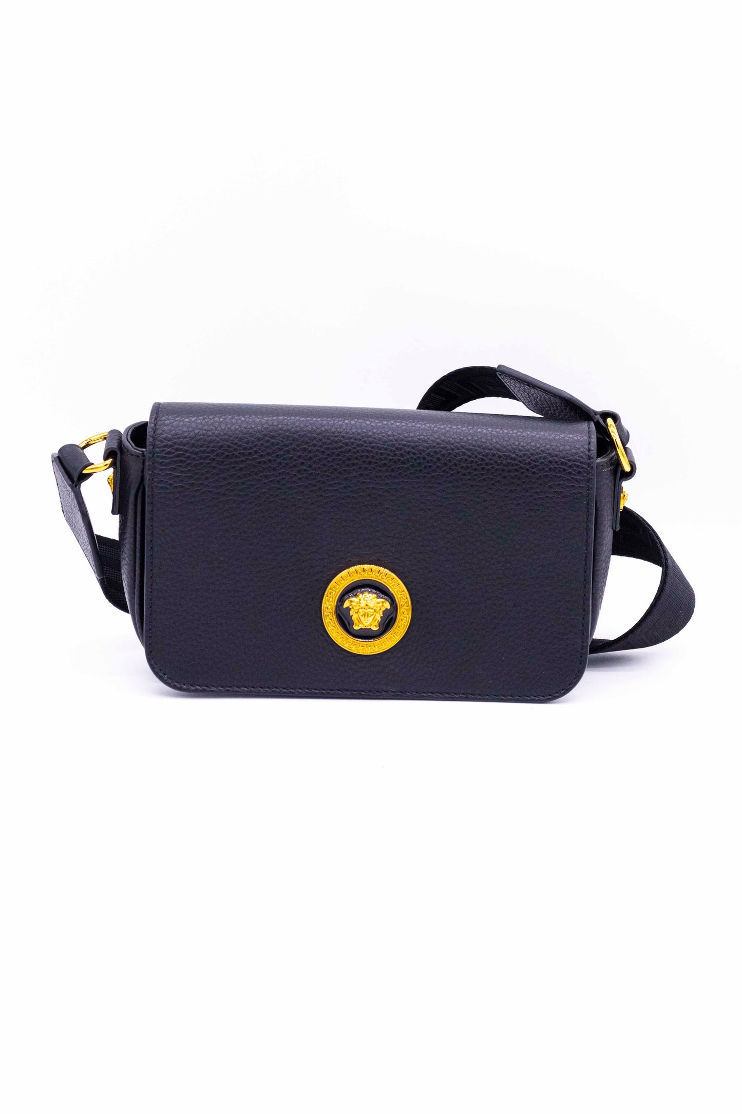 Bolso De Mano Negro | Versace