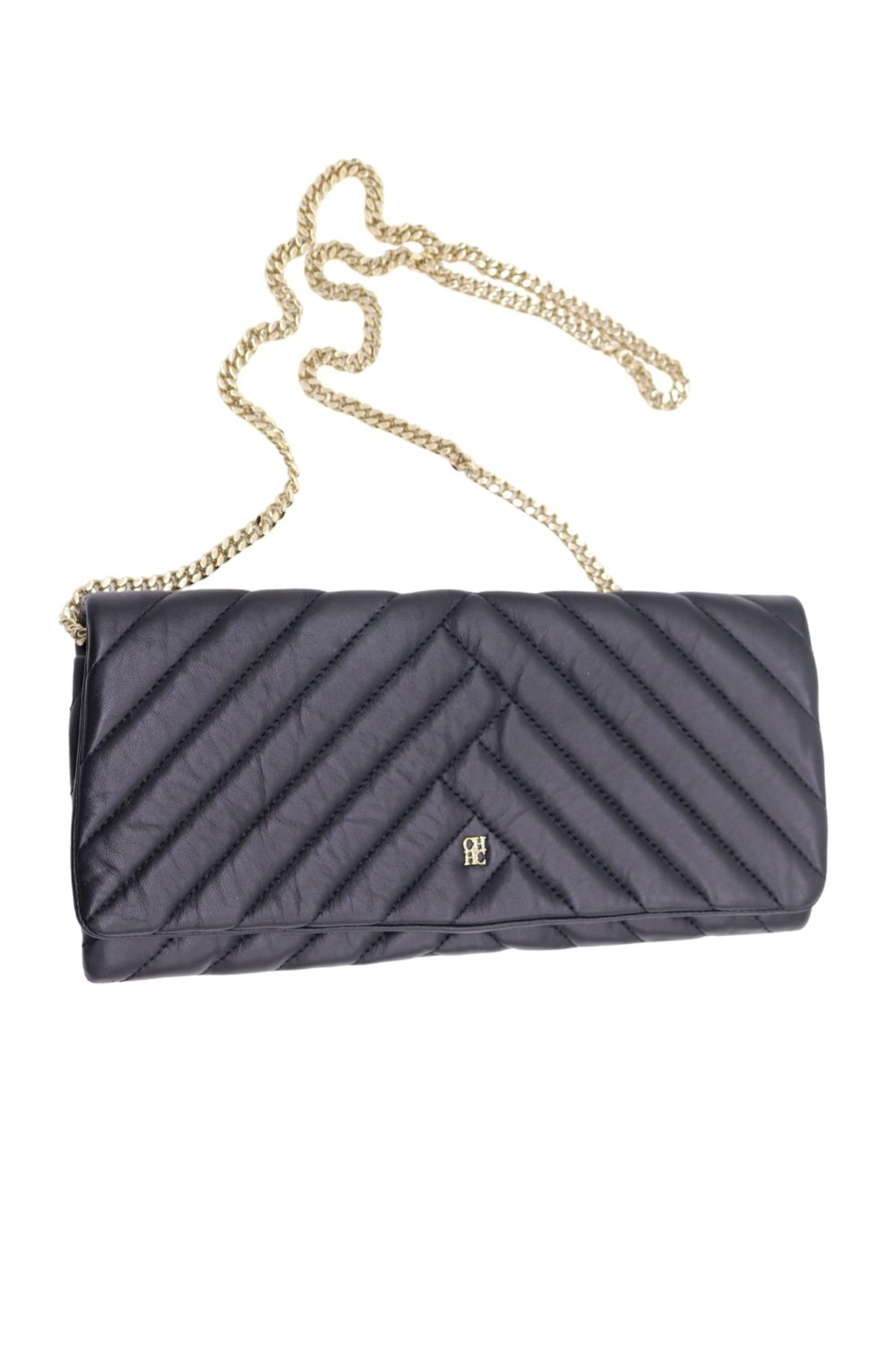 Clutch Acolchado Negro