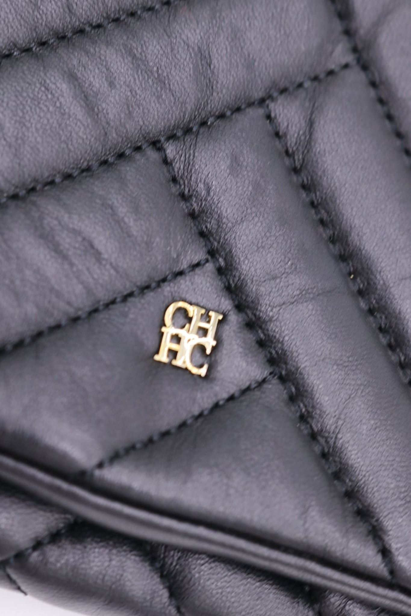 Clutch Acolchado Negro
