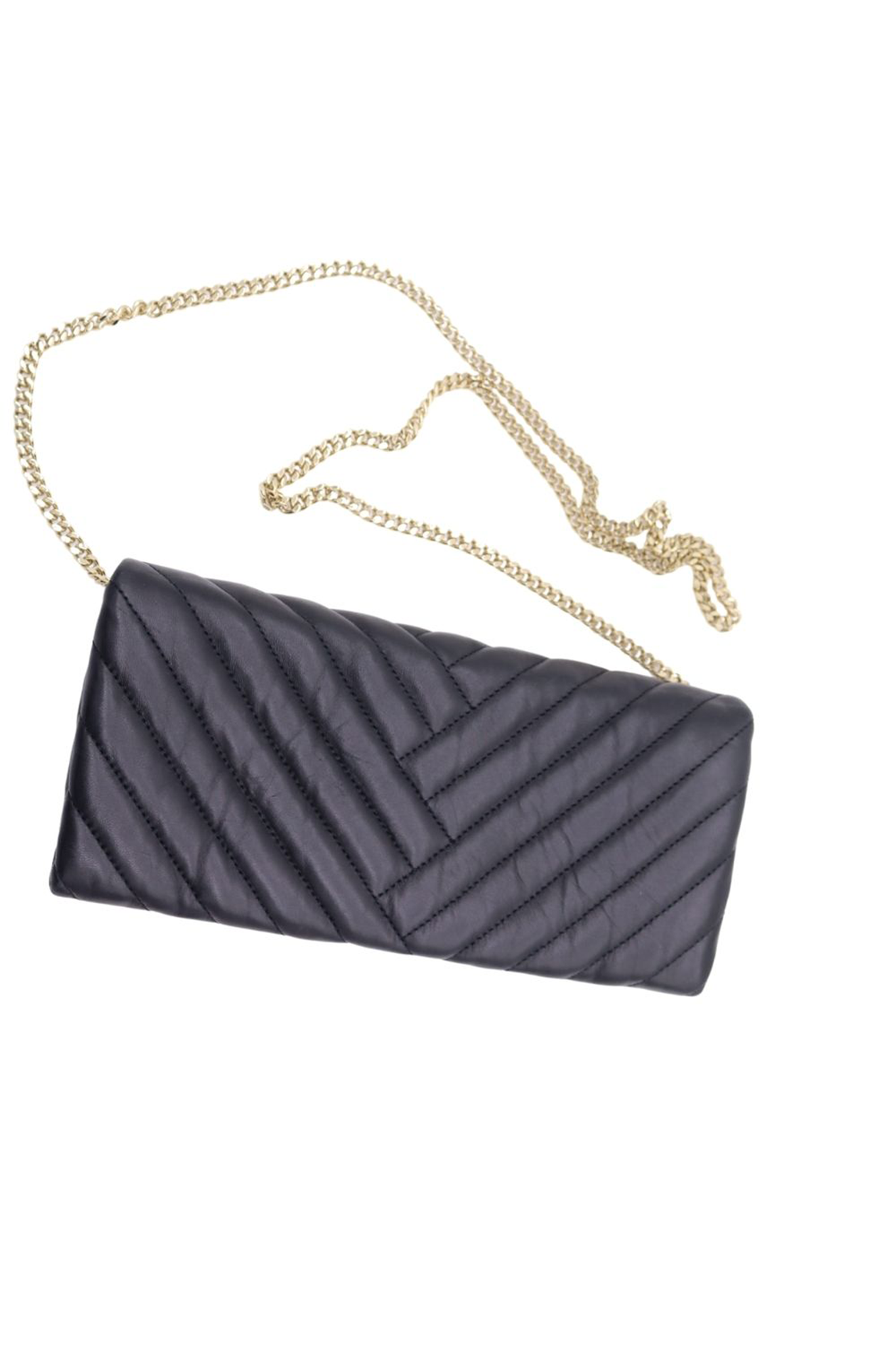 Clutch Acolchado Negro