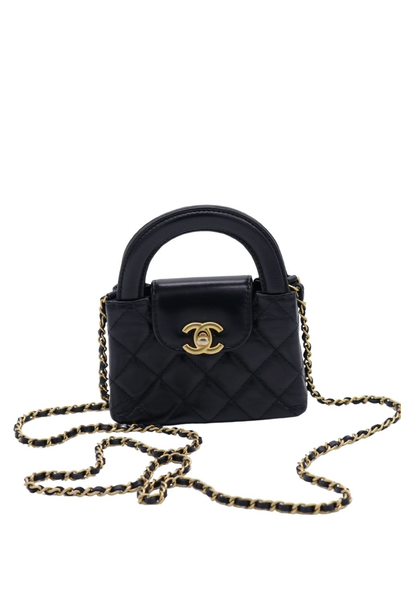Mini Bolso Acolchado Negro