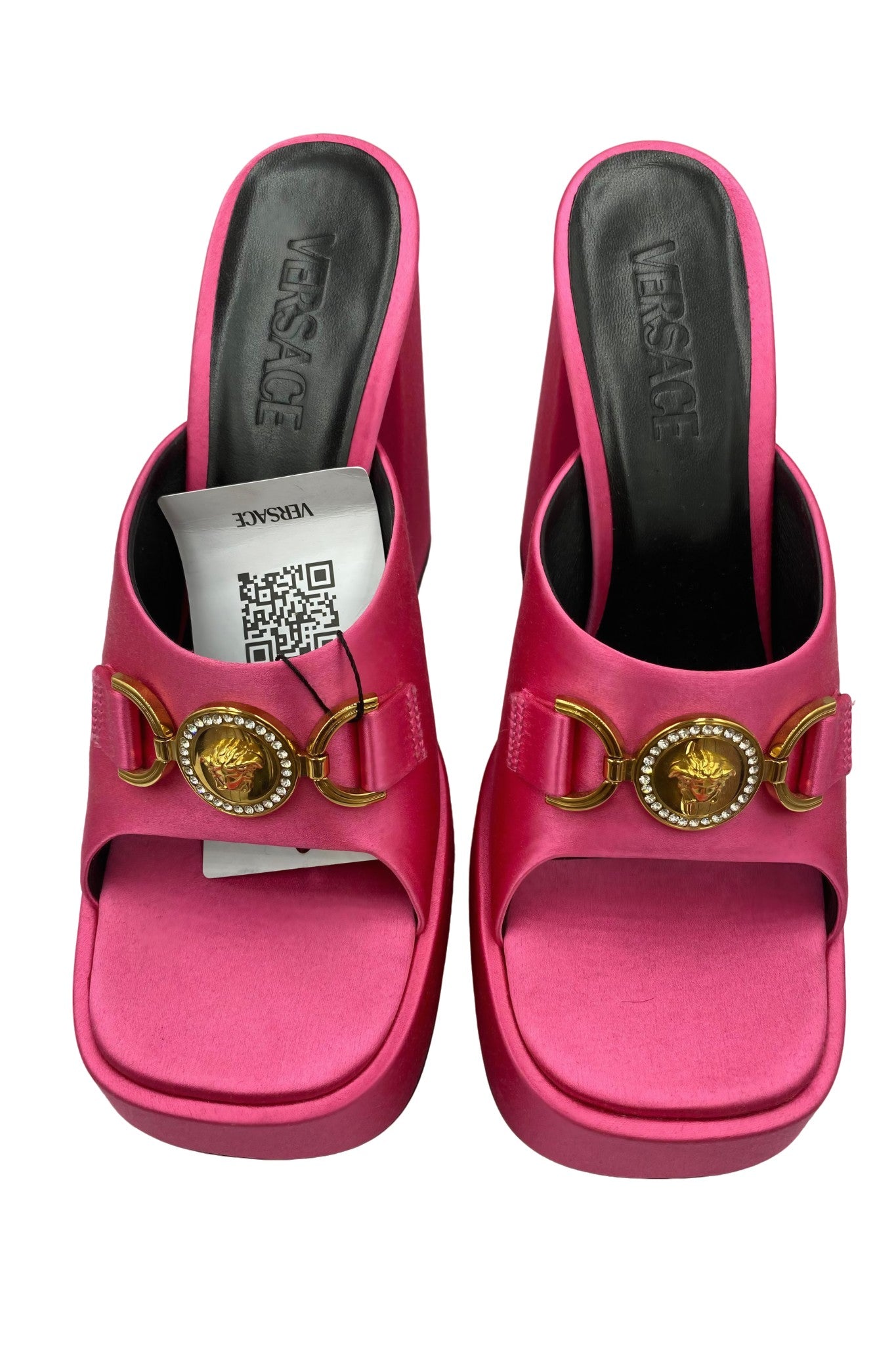 Sandalias fucsia con plataforma | Talla 37 EU (23.5MX)