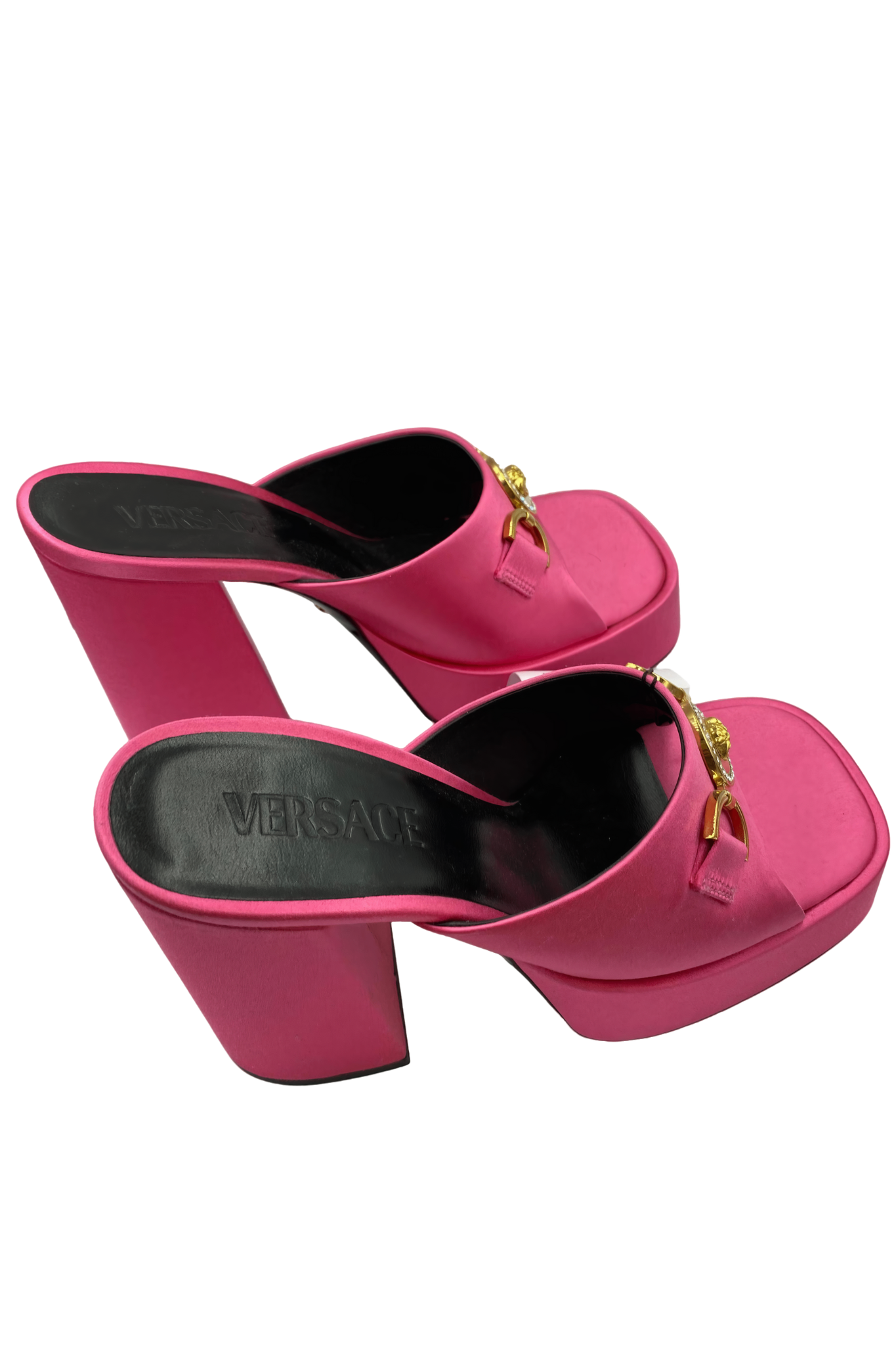 Sandalias fucsia con plataforma | Talla 37 EU (23.5MX)