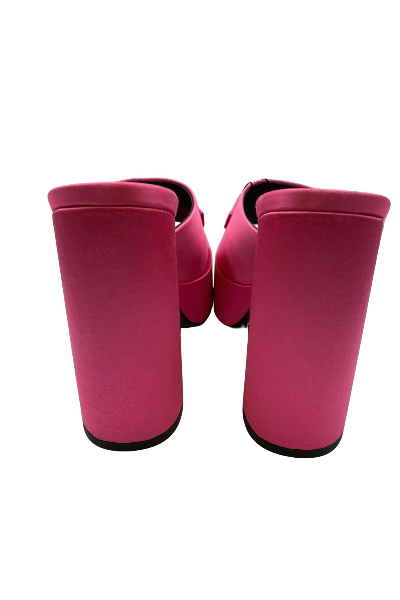 Sandalias fucsia con plataforma | Talla 37 EU (23.5MX)