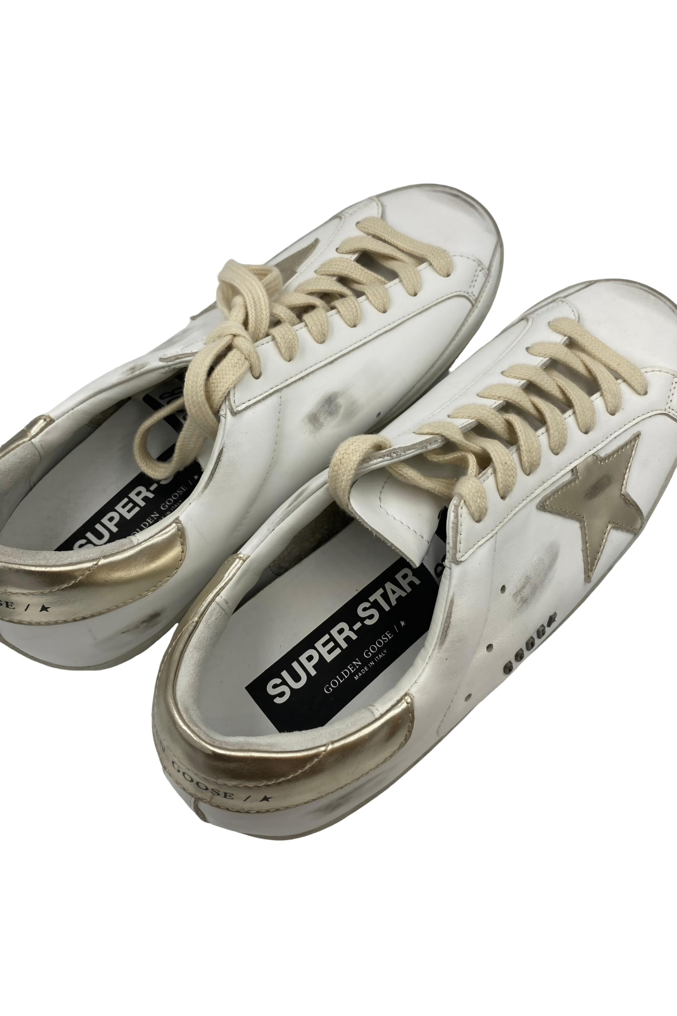 Superstar Blanco y Dorado | Talla 42 EU (27.5MX)