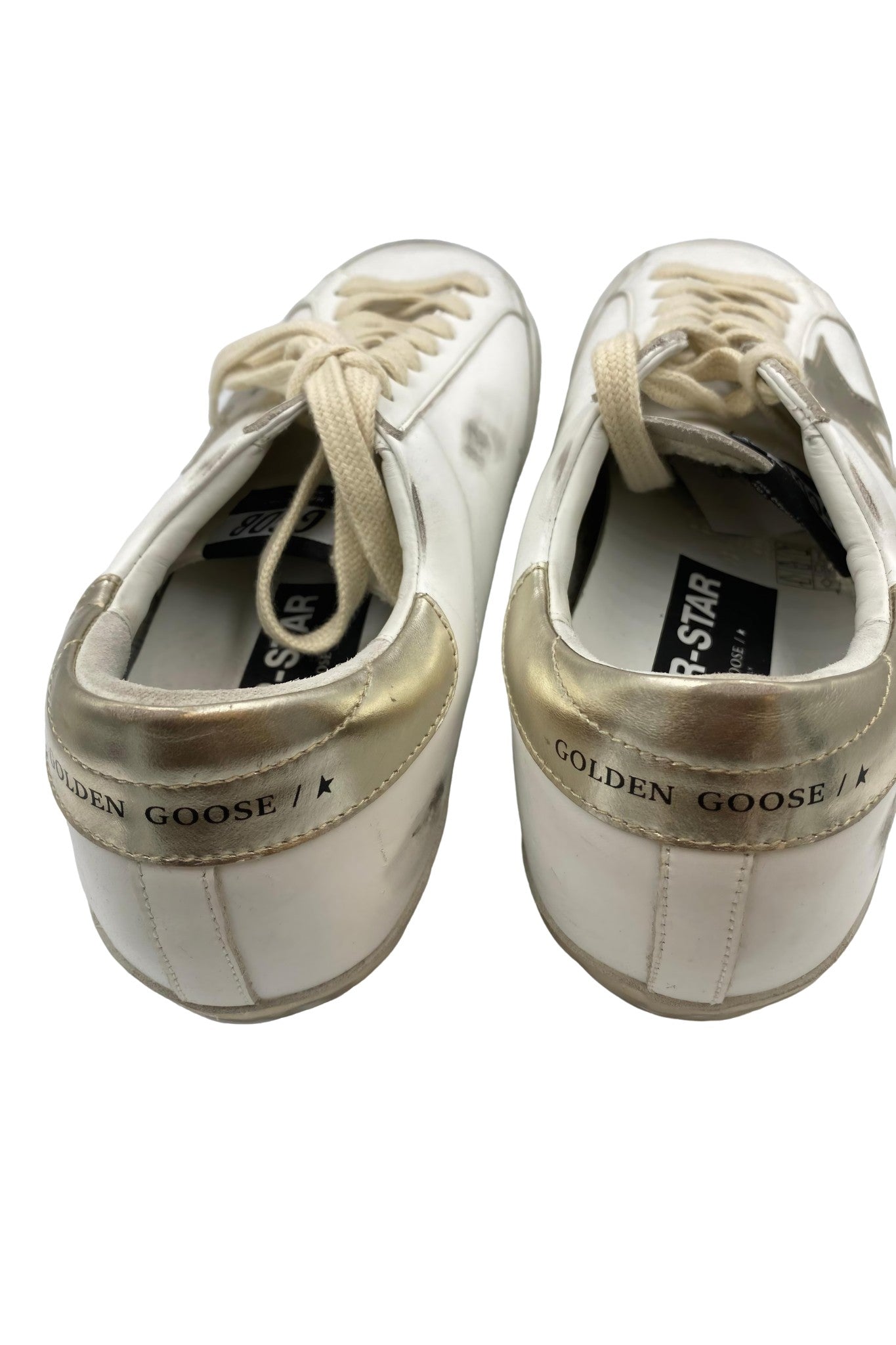 Superstar Blanco y Dorado | Talla 42 EU (27.5MX)