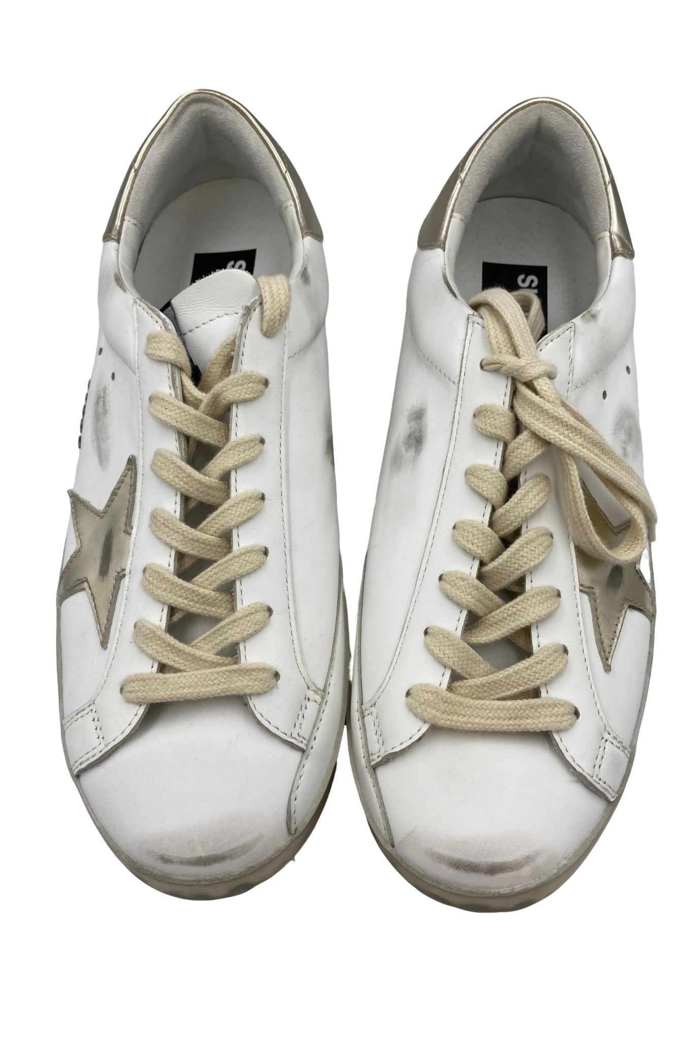 Superstar Blanco y Dorado | Talla 42 EU (27.5MX)