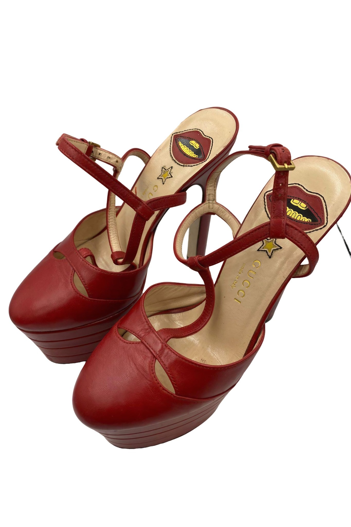 Tacón Plataforma Rojo | Talla 36 EU (23MX)