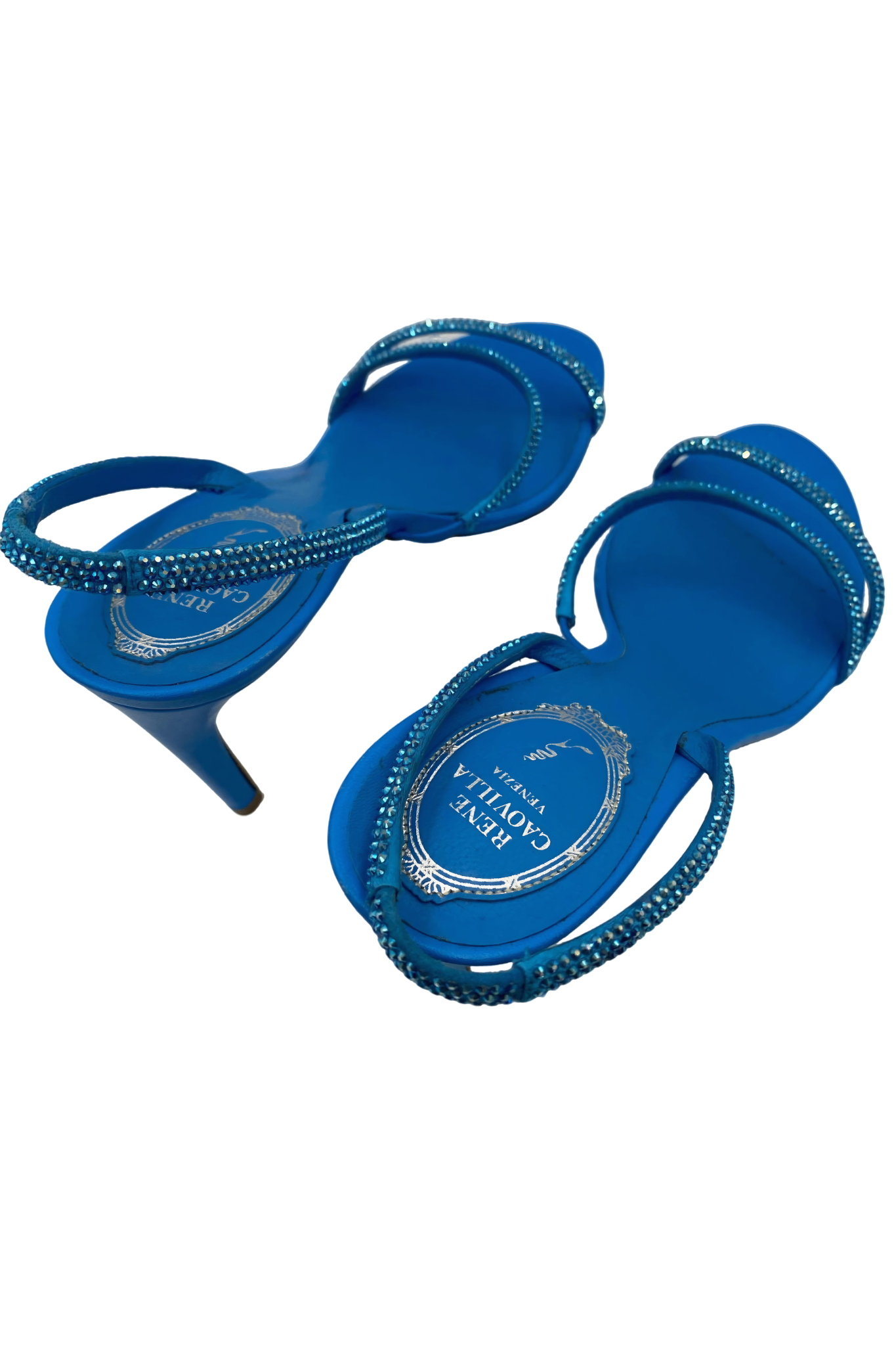 Sandalia Azul Cristales | Talla 36 EU (23MX)