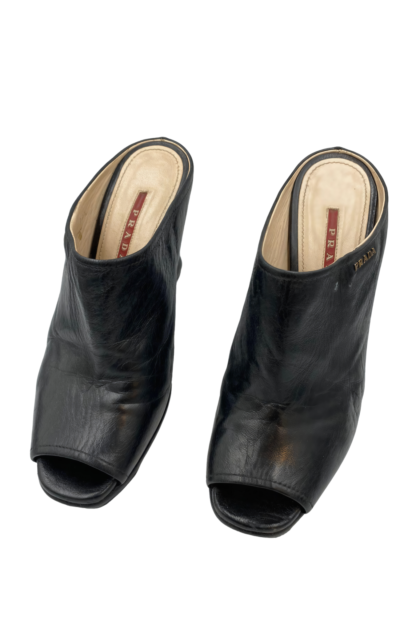 Mules de piel negra | Talla 37 EU (24MX)
