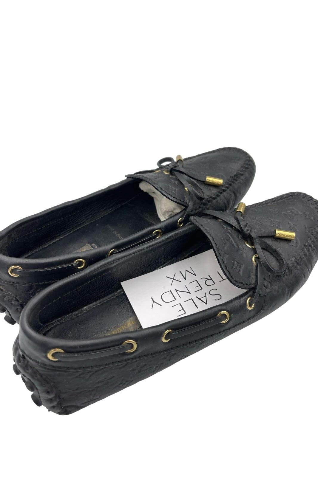Mocasines Louis Vuitton Negros Hombre | Talla 24 MX