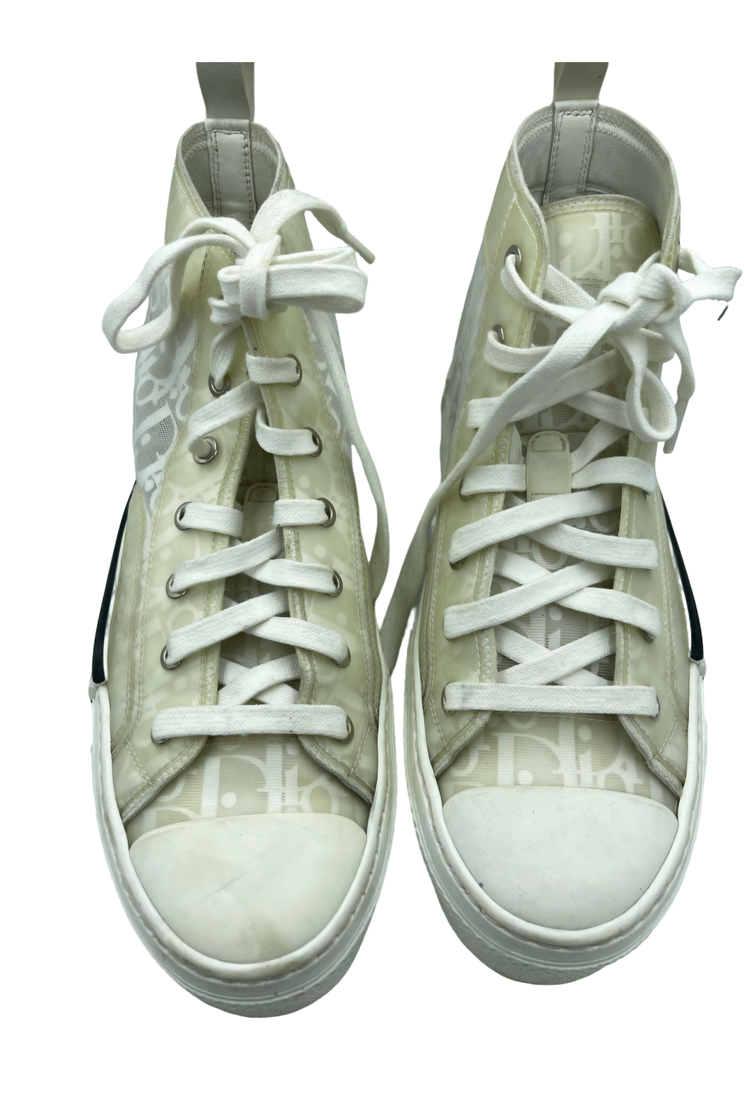 Tenis Dior B23 High Top Transparente | Talla 24 MX