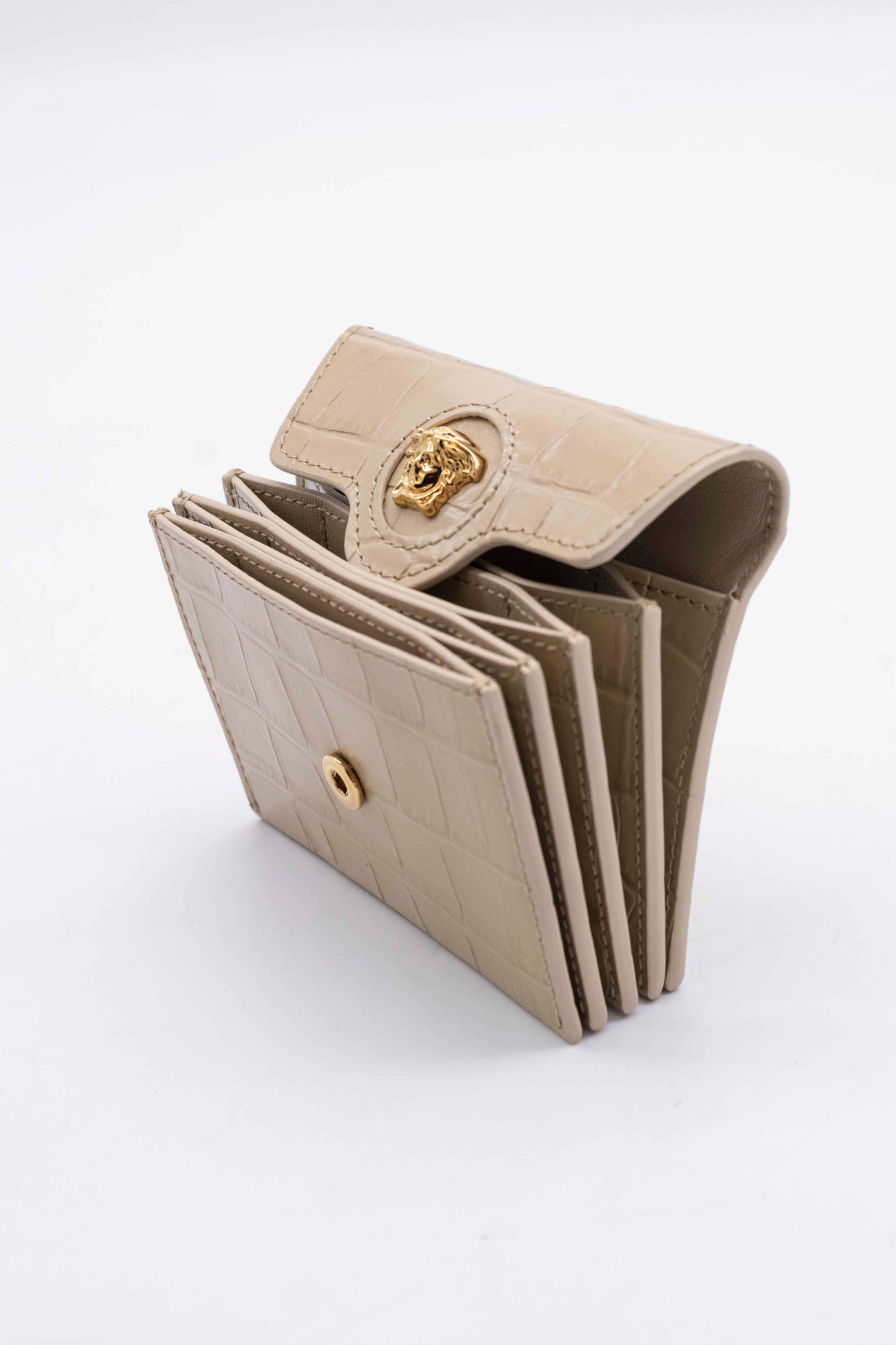 Cartera Versace Beige