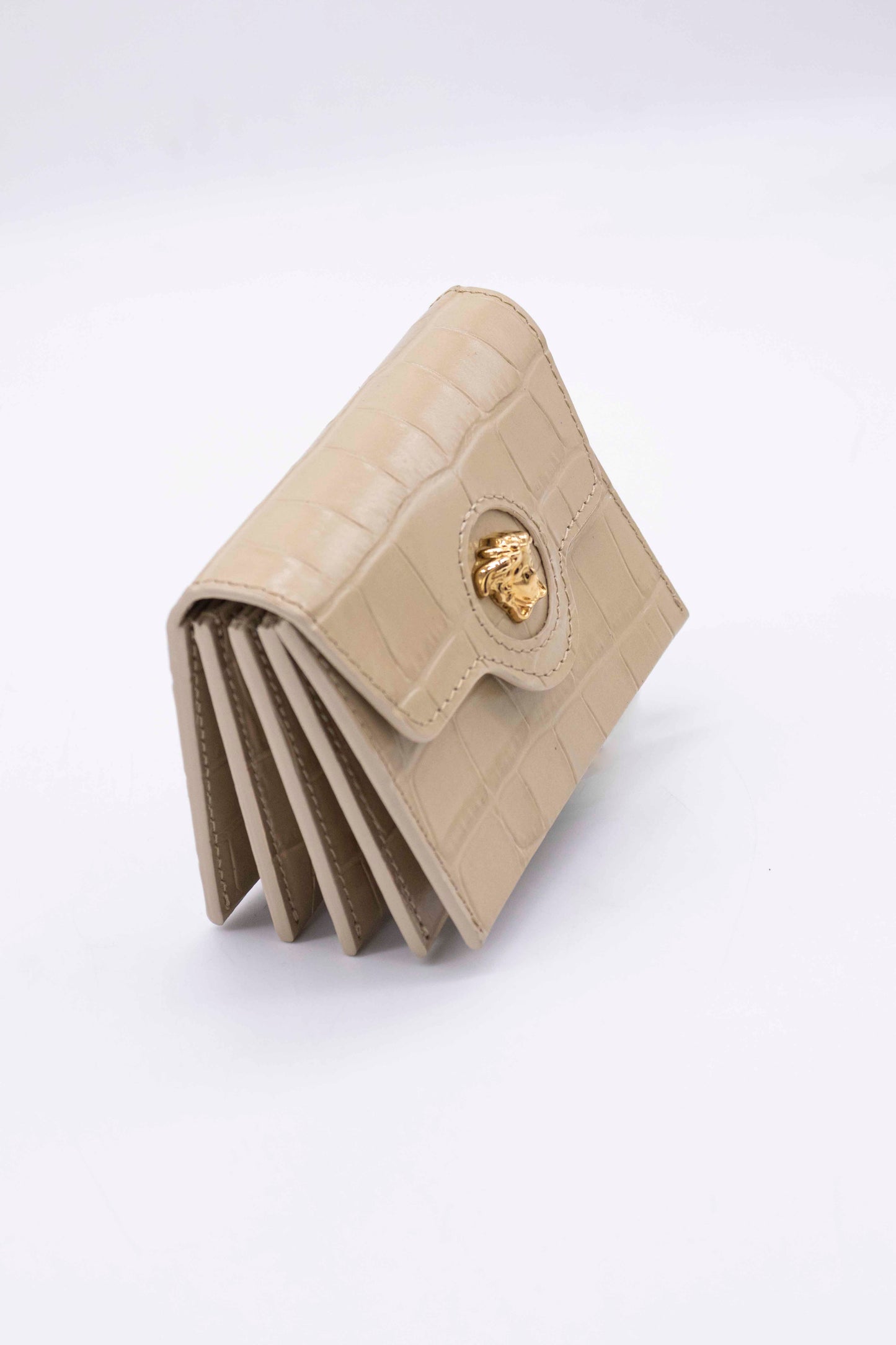 Cartera Versace Beige