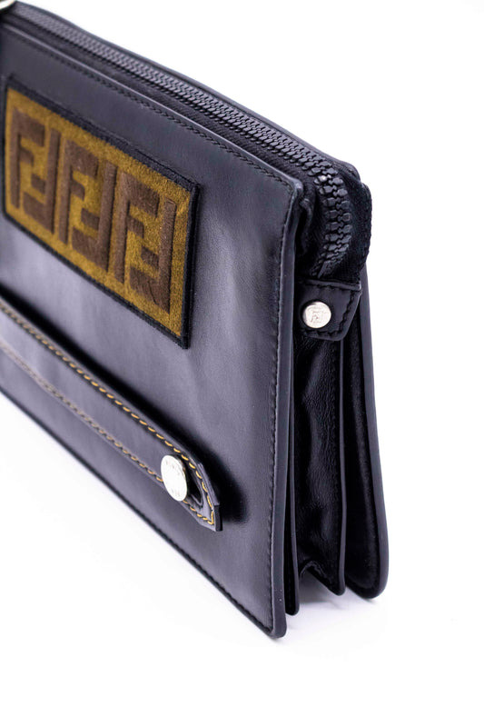 Cartera Negra de piel | Fendi
