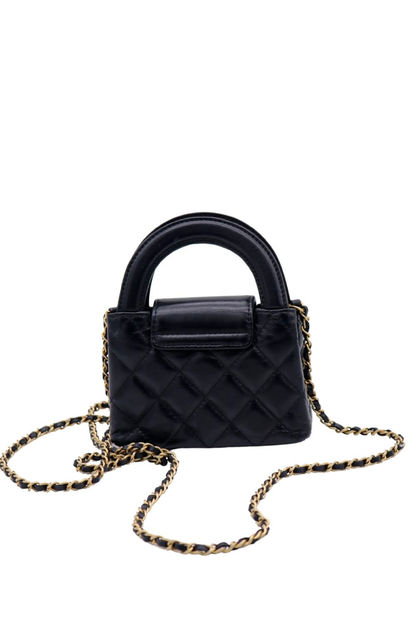 Mini Bolso Acolchado Negro