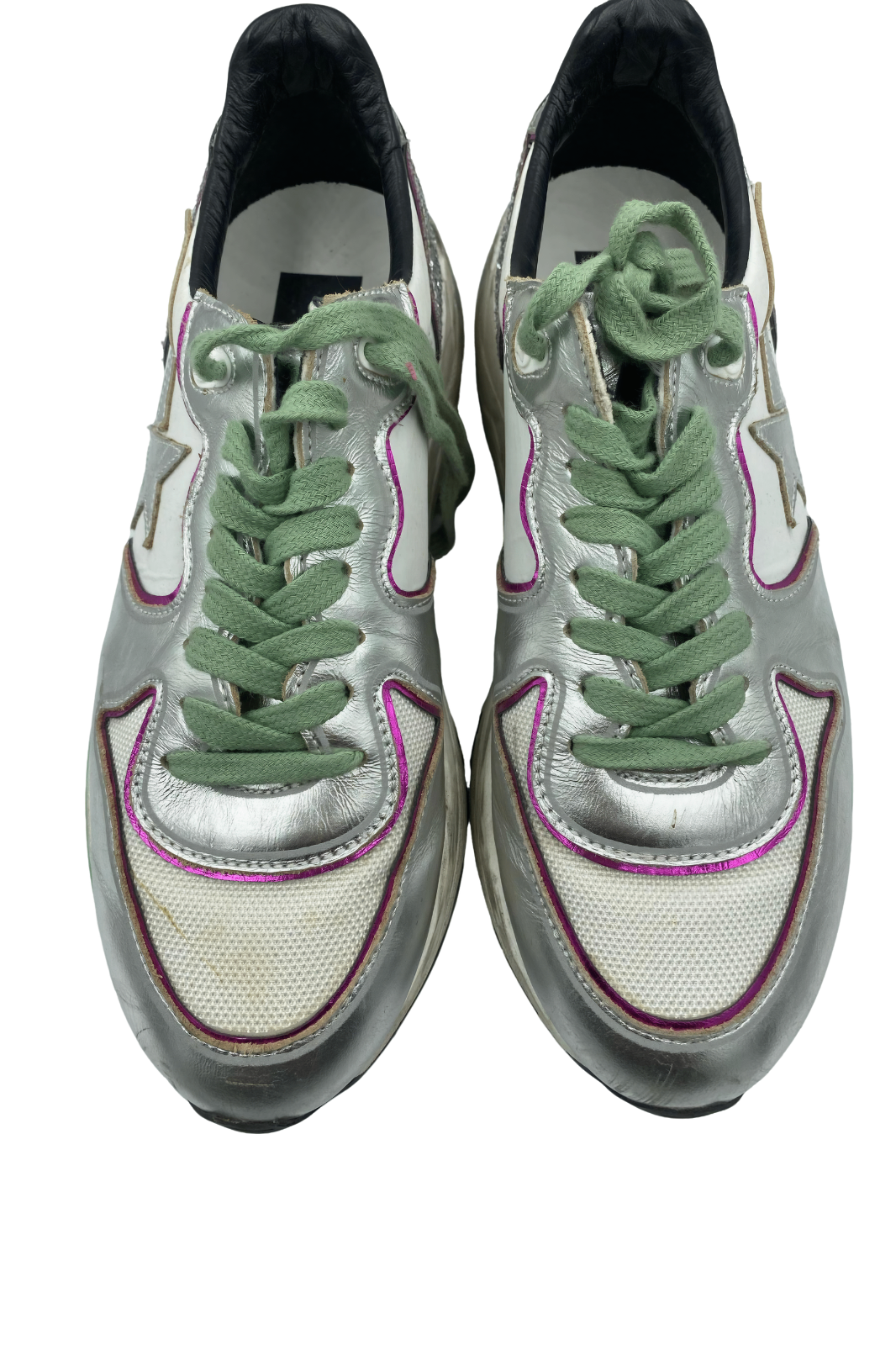 Tenis Running Plata con Glitter | Talla 39EU (24.5MX)