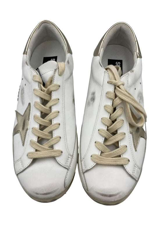 Superstar Blanco y Dorado | Talla 42 EU (27.5MX)