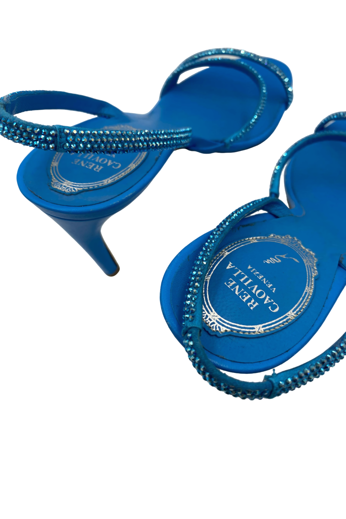 Sandalia Azul Cristales | Talla 36 EU (23MX)