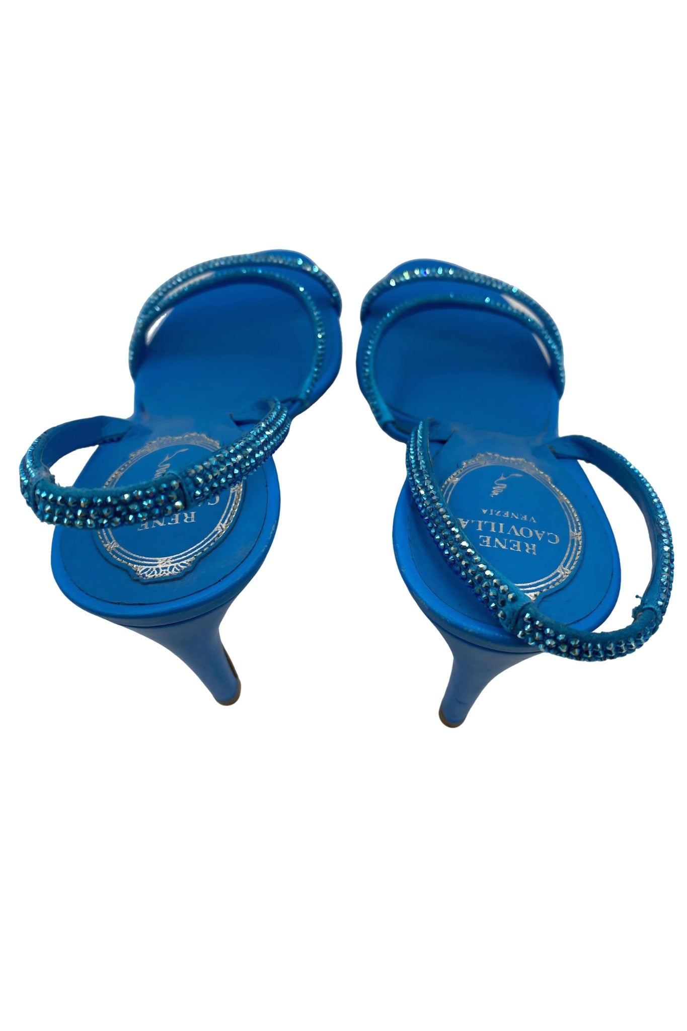 Sandalia Azul Cristales | Talla 36 EU (23MX)