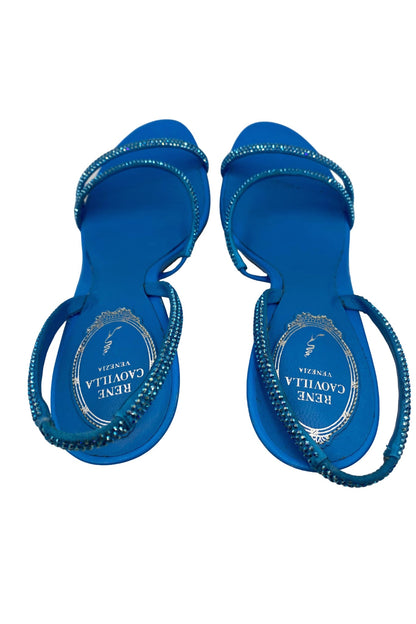 Sandalia Azul Cristales | Talla 36 EU (23MX)