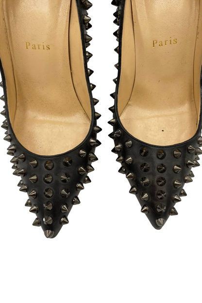 Louboutin Pigalle Spikes Negro | Talla 37 EU (24MX)