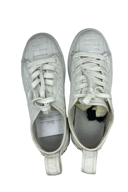 Fendi Sneakers Blancos Grabado FF Hombre | Talla 33.5