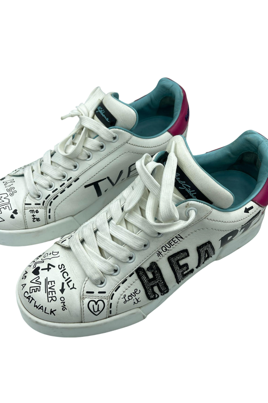 Tenis Dolce & Gabbana Graffiti Style | Talla 24 MX