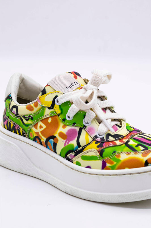 Tenis Gucci Kids grafiti